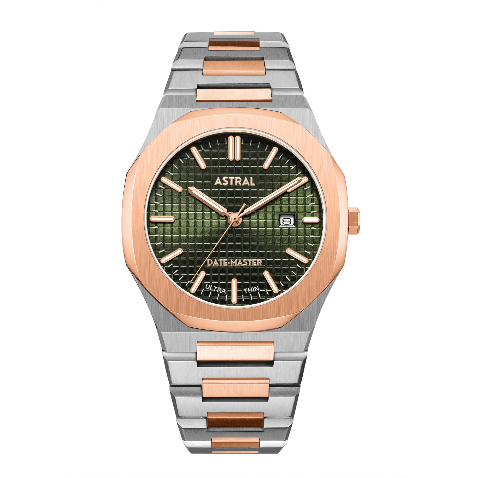Two Tone Green Dial Astral Date Master