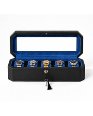 The Duchess 5 slot box - Black X blue